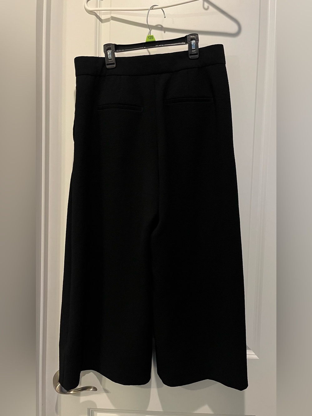 Women’s MM. LAFLEUR The Zhou Culotte - Eco Soft Wave Black Wide L Pants Size 8 - Picture 7 of 15
